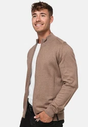 Indicode Strickjacke Lau Beige/Braun/Khaki