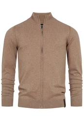 Indicode Strickjacke Lau Beige/Braun/Khaki