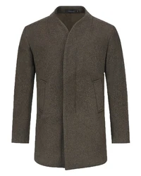 Allthemen Kurzmantel Wintermantel Slim Fit Grau/Dunkelgrün/Khaki/Braun