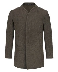 Allthemen Kurzmantel Wintermantel Slim Fit Grau/Dunkelgrün/Khaki/Braun