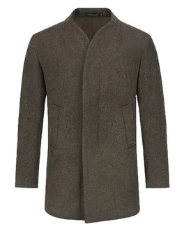 Allthemen Kurzmantel Wintermantel Slim Fit Grau/Dunkelgrün/Khaki/Braun