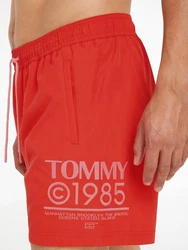 Tommy Hilfiger Swimwear Badeshorts SF Medium Drawstring Rot/Dunkelrot
