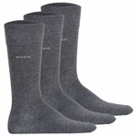 BOSS Kurzsocken Herren Socken, 3er Pack - Finest Soft Cotton Dunkelgrau/Grau/Dunkelblau