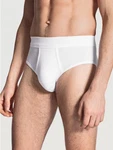 CALIDA Slip Cotton 1:1 Herren (1-St) Wei (23112)