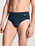 CALIDA Slip Cotton 1:1 Herren (1-St) Dunkelblau/Blau/Hellblau