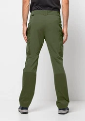Jack Wolfskin Softshellhose ACTIVATE TOUR PANT Dunkelgrün/Grün/Khaki