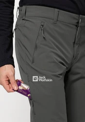 Jack Wolfskin Softshellhose ACTIVATE XT PANTS Khaki/Dunkelgrün/Hellgrau/Grün/Dunkelgrau