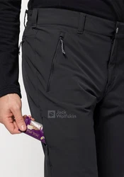 Jack Wolfskin Softshellhose ACTIVATE XT PANTS Dunkelgrau/Dunkelblau/Grau/Schwarz