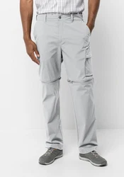 Jack Wolfskin Trekkinghose WANDERTHIRST ZIP PANTS Hellgrau/Grau