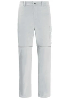 Jack Wolfskin Trekkinghose WANDERTHIRST ZIP PANTS Hellgrau/Grau