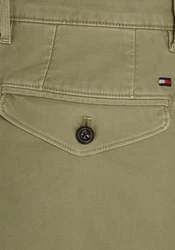 Tommy Hilfiger Chinohose CHINO CHELSEA GABARDINE GMD Khaki/Dunkelgrün