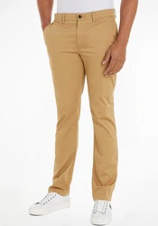 Tommy Hilfiger Chinohose CHINO DENTON PRINTED STRUCTURE Khaki/Braun/Beige