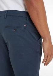 Tommy Hilfiger Chinohose CHINO DENTON PRINTED STRUCTURE Dunkelblau/Blau/Hellblau