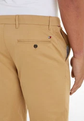 Tommy Hilfiger Chinohose CHINO DENTON PRINTED STRUCTURE Khaki/Braun/Beige