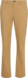 Tommy Hilfiger Chinohose CHINO DENTON PRINTED STRUCTURE Khaki/Braun/Beige