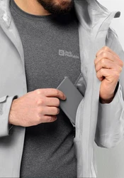Jack Wolfskin Funktionsjacke ROBURY 2L JKT Grau/Hellgrau