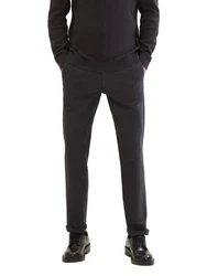 TOM TAILOR Chinohose Schwarz/Dunkelgrau
