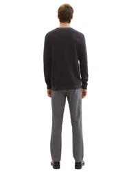TOM TAILOR Chinohose Dunkelgrau/Grau/Hellgrau