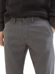 TOM TAILOR Chinohose Dunkelgrau/Grau/Hellgrau