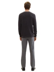 TOM TAILOR Chinohose Dunkelgrau/Grau/Hellgrau