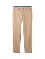 TOM TAILOR Chinohose Khaki/Beige/Weiß/Creme