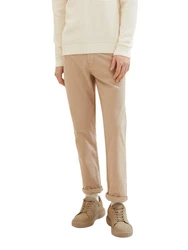 TOM TAILOR Chinohose Khaki/Beige/Weiß/Creme