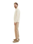 TOM TAILOR Chinohose Khaki/Beige/Weiß/Creme