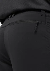 Jack Wolfskin Trekkinghose GLASTAL ZIP OFF PANTS Schwarz/Dunkelgrau/Grau/Beige/Dunkelblau