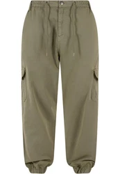 DEF Cargohose Khaki/Dunkelgrün