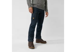 Fjällräven Wanderhose Nils Trousers Schwarz/Khaki/Dunkelgrau