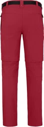 Bergson Outdoorhose BAKER ZIPP-Off Herren Wanderhose Dunkelrot/Rot/Bordeaux