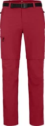 Bergson Outdoorhose BAKER ZIPP-Off Herren Wanderhose Dunkelrot/Rot/Bordeaux