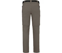Bergson Outdoorhose BAKER ZIPP-Off Herren Wanderhose braun/grün