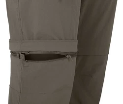 Bergson Outdoorhose BAKER ZIPP-Off Herren Wanderhose braun/grün