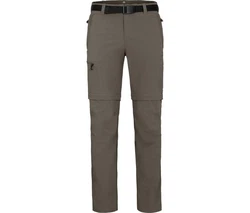 Bergson Outdoorhose BAKER ZIPP-Off Herren Wanderhose braun/grün