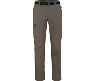 Bergson Outdoorhose BAKER ZIPP-Off Herren Wanderhose braun/grün
