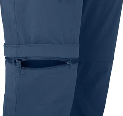 Bergson Outdoorhose BAKER ZIPP-Off Herren Wanderhose enzian blau