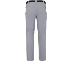 Bergson Outdoorhose BAKER ZIPP-Off Herren Wanderhose hellgrau