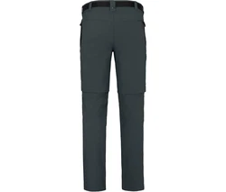 Bergson Outdoorhose BAKER ZIPP-Off Herren Wanderhose dunkel grau