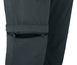 Bergson Outdoorhose BAKER ZIPP-Off Herren Wanderhose dunkel grau
