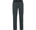 Bergson Outdoorhose BAKER ZIPP-Off Herren Wanderhose dunkel grau