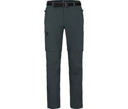Bergson Outdoorhose BAKER ZIPP-Off Herren Wanderhose dunkel grau