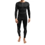 celodoro Thermohose Herren Ski- & Thermo Funktionsunterwäsche Set Schwarz/Braun/Orange