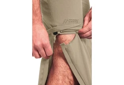 Maier Sports Funktionshose Tajo T-Zip Off Khaki/Braun