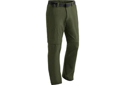 Maier Sports Funktionshose Tajo T-Zip Off Dunkelgrün/Khaki/Grün
