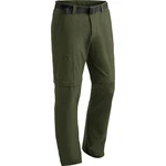 Maier Sports Funktionshose Tajo T-Zip Off Dunkelgrün/Khaki/Grün