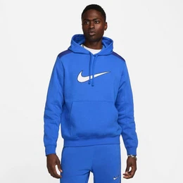 Kapuzensweatshirt M NSW SP FLC HOODIE BB GAME ROYAL/DEEP ROYAL BLUE