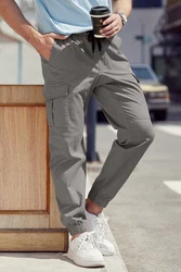 JMIERR Cargohose Herren Khaki/Hellgrau/Grau/Dunkelgrün