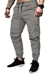 JMIERR Cargohose Herren Khaki/Hellgrau/Grau/Dunkelgrün