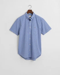 Kurzarmshirt Kurzarmhemd mit Vichy-Karo - Regular Fit